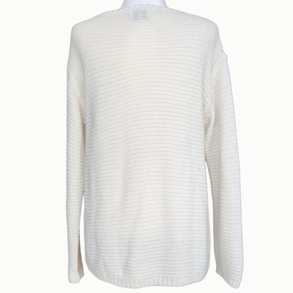 HIHO Designed in Tortola BVI Cream Alpaca Blend Knit Sweater | Women's M - Picture 9 of 11